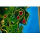 Jurassic Park: Isla Nublar Map Wooden Art