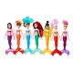 Disney Ariel and Sisters Dolls, Set of 7
