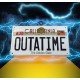 Back To The Future Metal Sign ´Outatime´ DeLorean License Plate