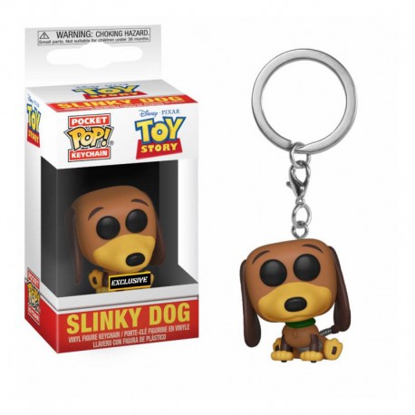 Funko Pop Keychain Toy Story Slinky Dog 4 cm