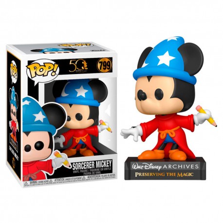 Funko Pop 799 Sorcerer Mickey, Mickey Mouse Archives