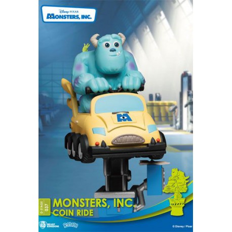Disney Coin Ride Series D-Stage PVC Diorama Monsters Inc. 16 cm
