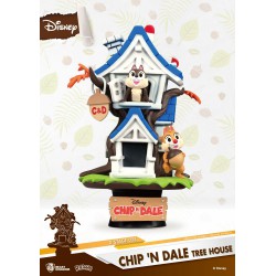Disney Summer Series D-Stage PVC Diorama Chip 'n Dale Tree House 16 cm