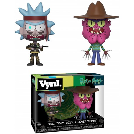 Vinyl Duo Rick & Morty 2-Pack Seal Team Rick + Scary Terry