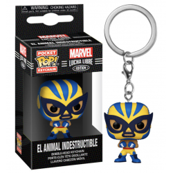 Pocket POP keychain Marvel Lucha Libre Wolverine El Animal Indestructible