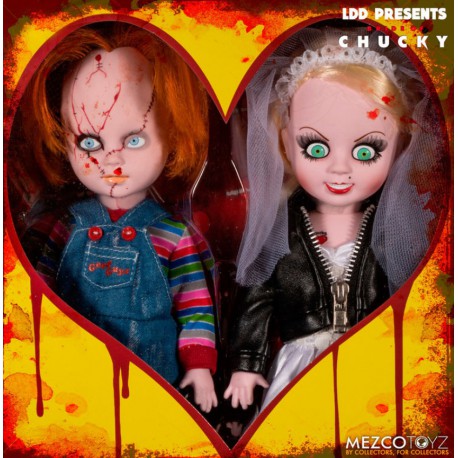 Living Dead Chucky & Tiffany Doll Set 25 cm