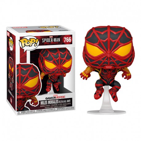 Funko Pop 766 Miles Morales (S.T.R.I.K.E. Suit), Spider-Man