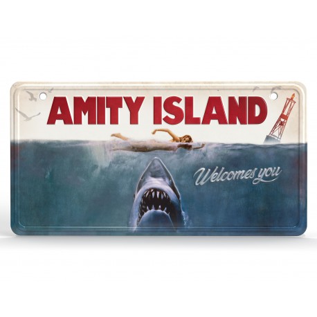 Jaws: Amity Island Metal Sign