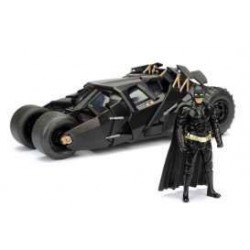 Batman The Dark Knight Diecast Model 1/24 2008 Batmobile with figure