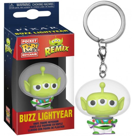 Toy Story Pocket POP! Vinyl Keychain Alien as Buzz Lightyear, Toy Story Alien Remix