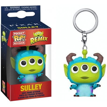 Pixar Pocket POP! Vinyl Keychain 4 cm Alien as Sulley, Toy Story Alien Remix