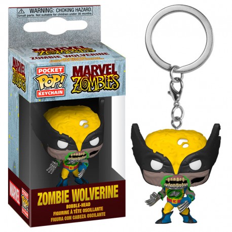 Marvel Pocket POP! Vinyl Keychain Zombie Wolverine