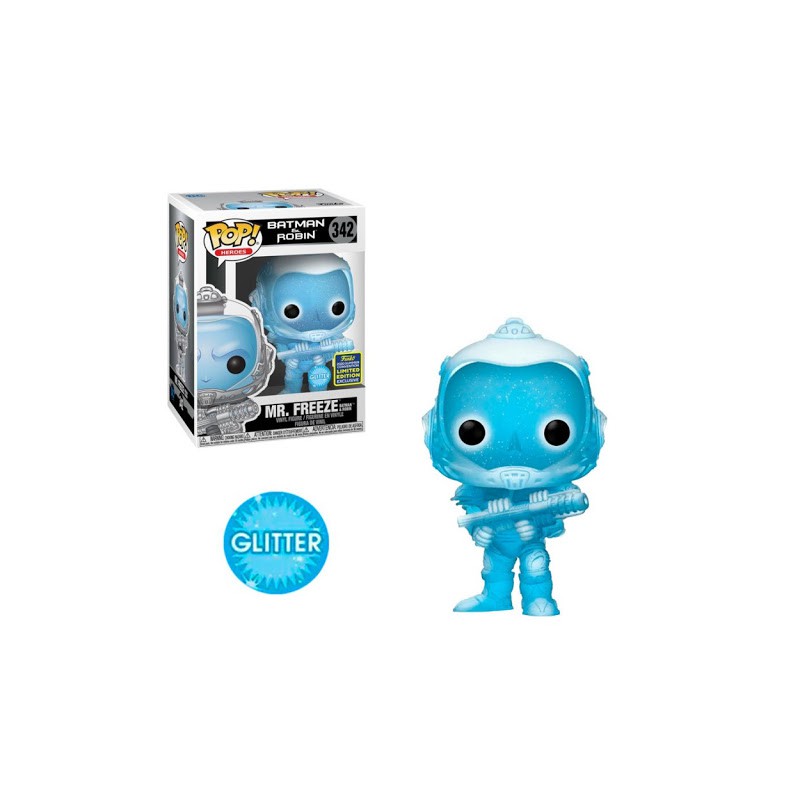 Funko Pop 342 Mr. Freeze (Glitter), Batman & Robin (Special Edition) -  