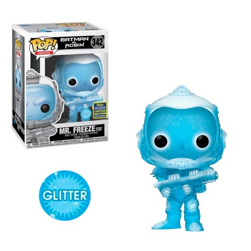 Funko Pop 342 Mr. Freeze (Glitter), Batman & Robin (Special Edition) -  