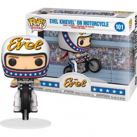 Funko Pop 101 Evil Knievel on Motorcycle