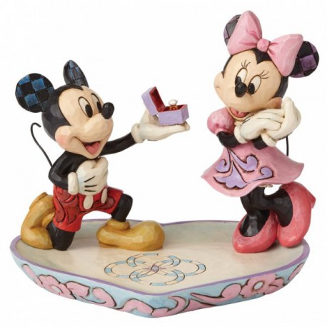 Disney Traditions - A Magical Moment (Mickey Proposing to Minnie Mouse Figurine)