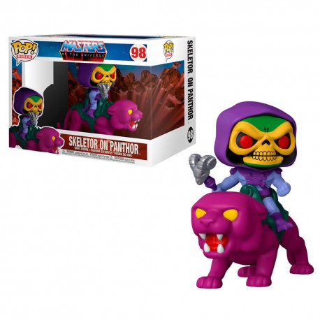 Funko Pop 98 Skeletor on Panthor, Masters Of The Universe