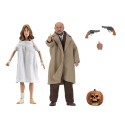 Halloween 2 Retro Action Figure 2-Pack Doctor Loomis & Laurie Strode 20 cm