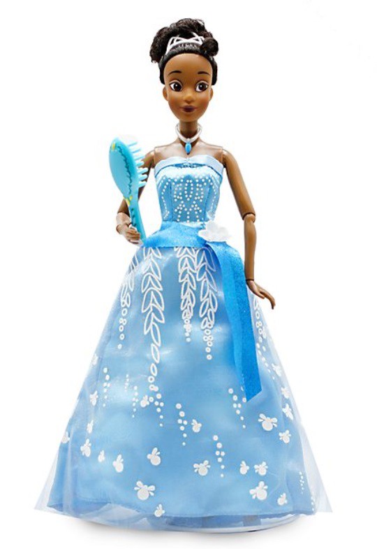 Tiana Blue Dress Doll Disney Tiana Premium Doll With Light-Up Dress