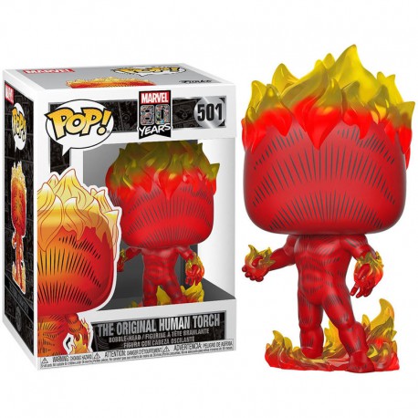 Funko Pop 501 The Original Human Torch, Marvel 80 Years