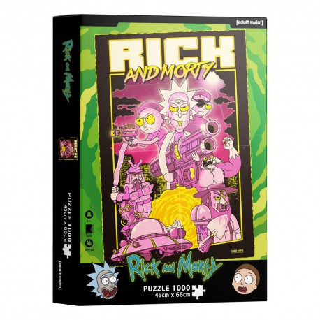 Rick & Morty Jigsaw Puzzle Retro Poster 2 (1000 pieces)