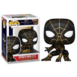 Funko Pop 911 Spider-Man (Black & Gold Suit), Spider-Man: No Way Home