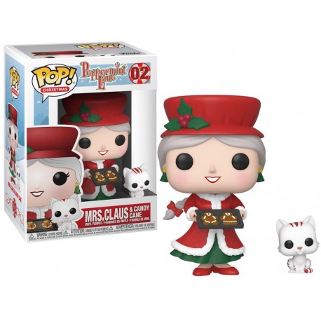 Funko Pop 02 Mrs. Claus & Candy Cane, Peppermint Lane