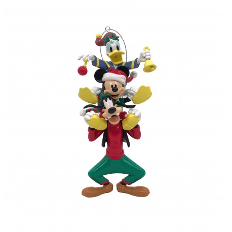 Disney Mickey, Donald and Goofy Blowmold Hanging Ornament