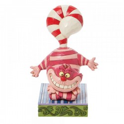 Disney Traditions - Candy Cane Cheer - Cheshire Cat Cane Tail Figurine