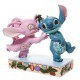 Disney Traditions - Mistletoe Kiss - Stitch and Angel with Mistletoe Figurine