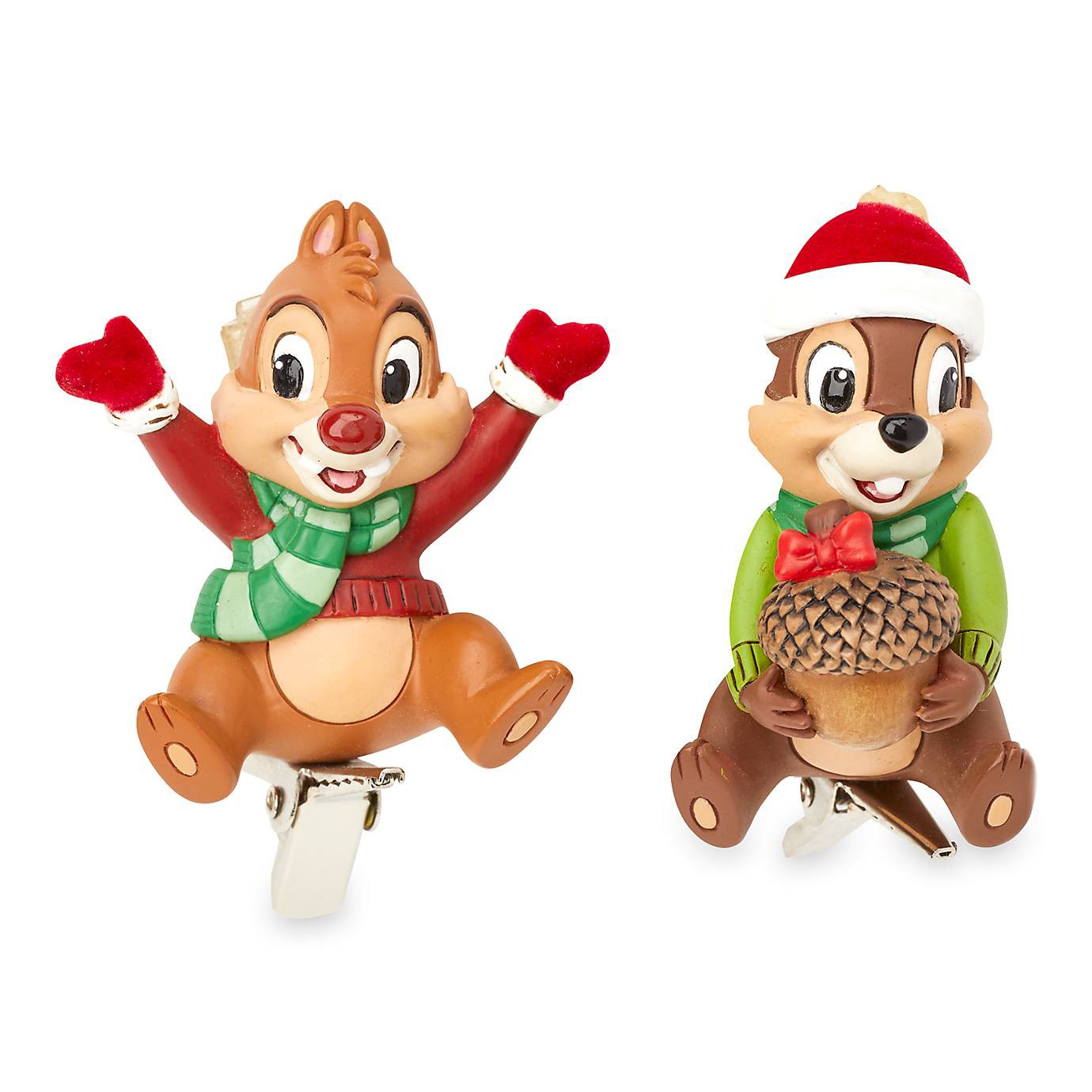 Disney Chip 'n' Dale Festive Clip-On Ornaments - Wondertoys.nl