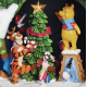 Disney Animated Christmas Tree Table Top Statue with LED Lights & Sounds (44.5cm)