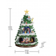 Disney Animated Christmas Tree Table Top Statue with LED Lights & Sounds (44.5cm)