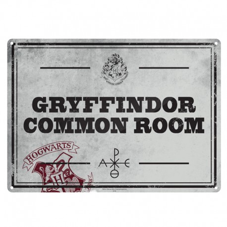 Harry Potter: Common Room Metal Sign