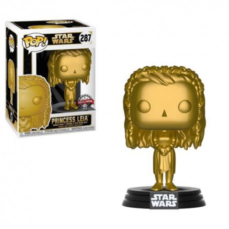 Funko Pop 287 Princess Leia (Gold), Star Wars