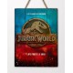 Jurassic World WoodArts 3D Wooden Wall Art Logo 30 x 40 cm