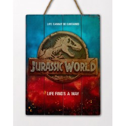 Jurassic World WoodArts 3D Wooden Wall Art Logo 30 x 40 cm