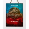 Jurassic World WoodArts 3D Wooden Wall Art Logo 30 x 40 cm