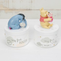 Disney - Pooh & Eeyore Tooth and Curl Boxes