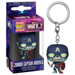 Marvel What If...? Pocket POP! Vinyl Keychain 4 cm Zombie Captain America