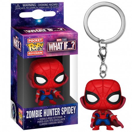 Marvel What If...? Pocket POP! Vinyl Keychain 4 cm Zombie Hunter Spidey