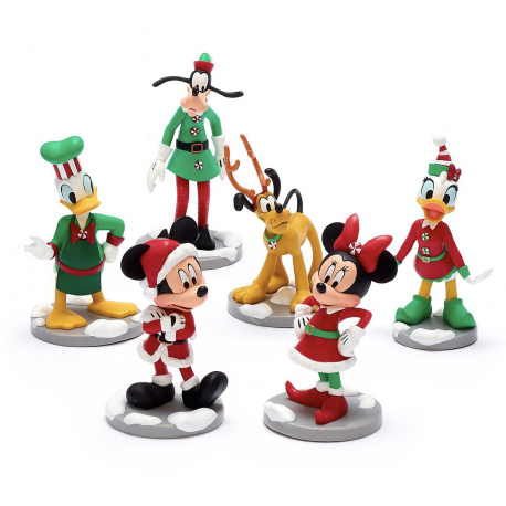Disney Mickey and Friends Festive Figurine Playset