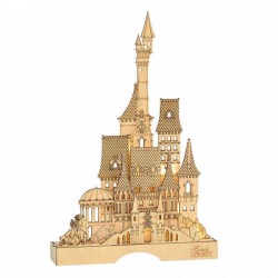 Department 56 - Beauty and the Beast Illuminated Castle