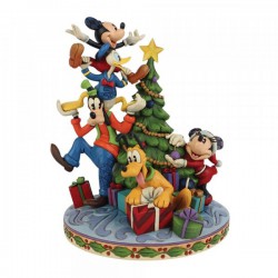 Disney Traditions - Merry Tree Trimming - Fab 5 Decorating Tree with illuminated