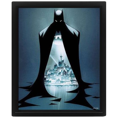 DC Comics Framed 3D Effect Poster Batman Gotham Protector 26 x 20 cm
