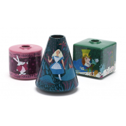 Disney Alice in Wonderland Mary Blair Vases, Set of 3