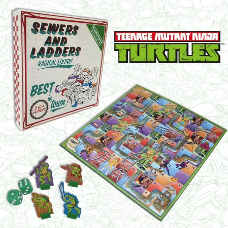 Teenage Mutant Ninja Turtles: Sewers and Ladders Board Game
