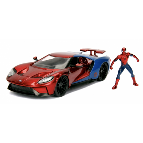 Marvel Spiderman 2017 Ford GT 1:24