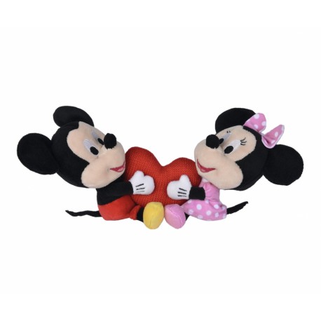 Disney - Mickey & Minnie Holding Heart Plush