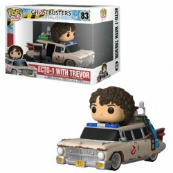 Funko Pop 83 (Rides) Ecto-1 with Trevor, Ghostbusters: Afterlife